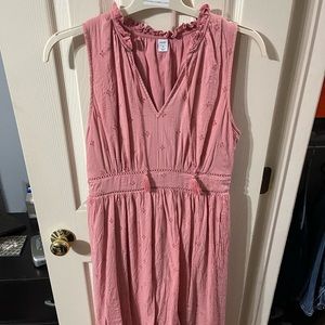 Pink Old Navy Sleeveless Mid Length Dress
